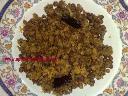 Red gram/Vanpayar thoran